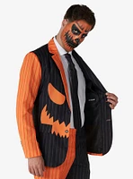 Jack-O Pinstripe Black Suit