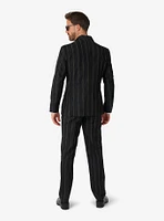 Oversized Pinstripe Black Suit