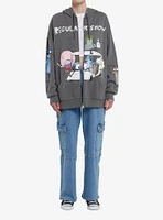 Regular Show Group Cart Girls Hoodie