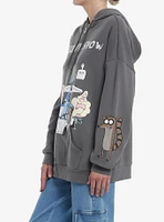 Regular Show Group Cart Girls Hoodie