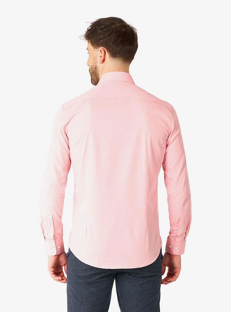 Lush Blush Long Sleeve Button-Up Shirt