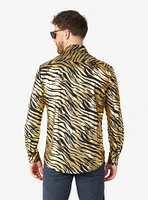 Tiger Shiner Long Sleeve Button-Up Shirt