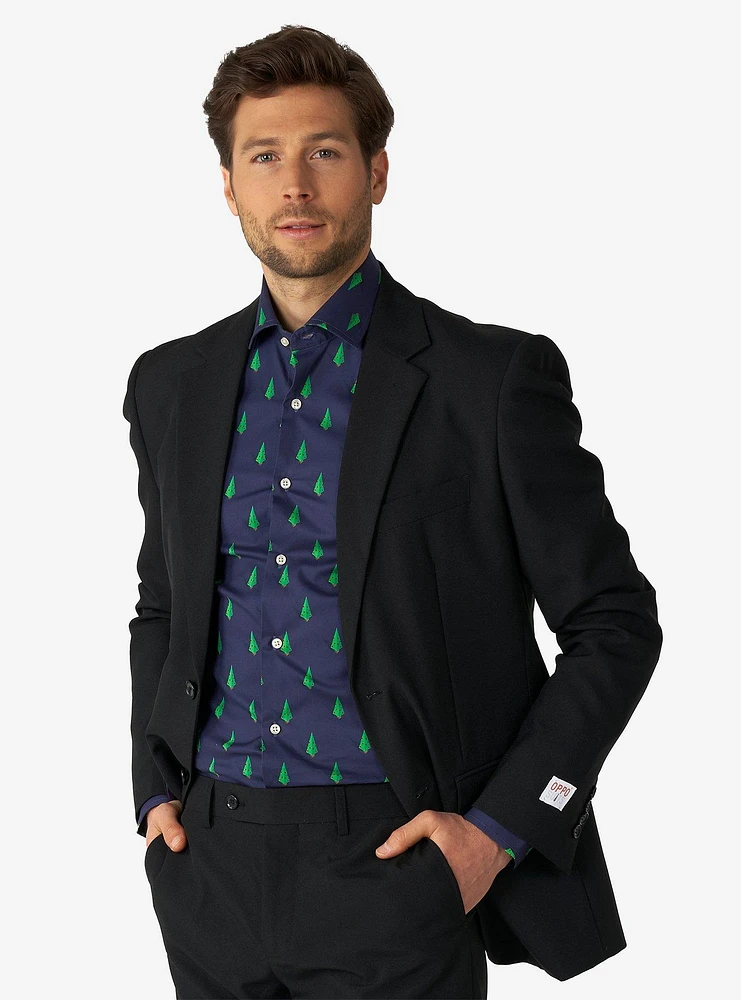 TreeDee Long Sleeve Button-Up Shirt