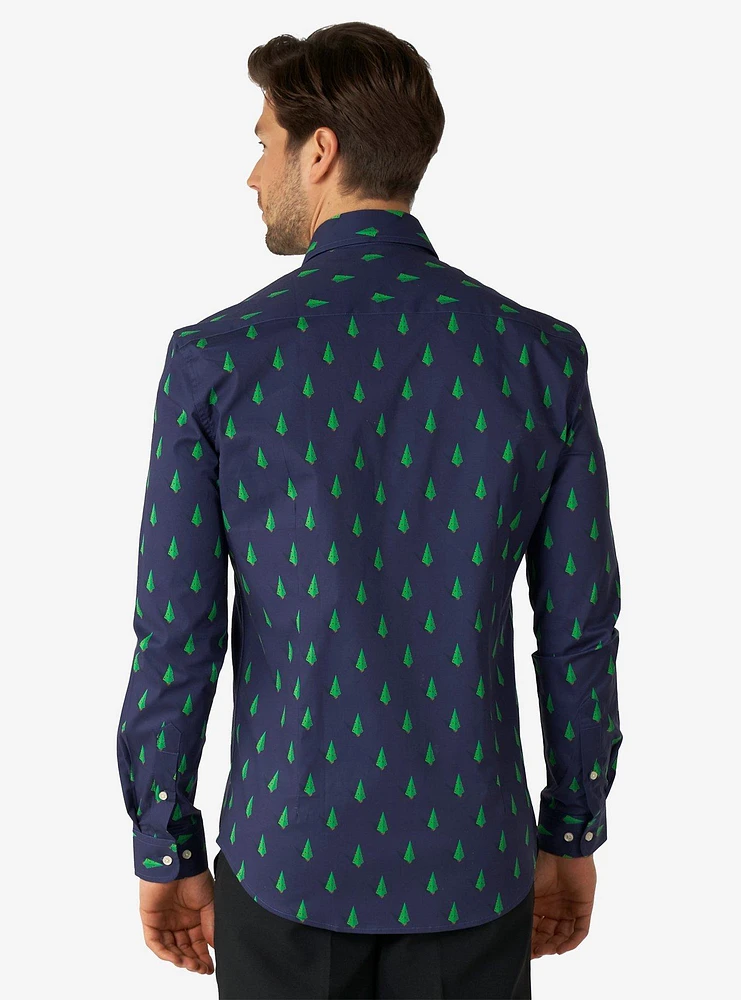 TreeDee Long Sleeve Button-Up Shirt