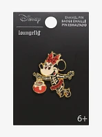 Loungefly Disney Minnie Mouse Skeleton Trick or Treat Enamel Pin — BoxLunch Exclusive