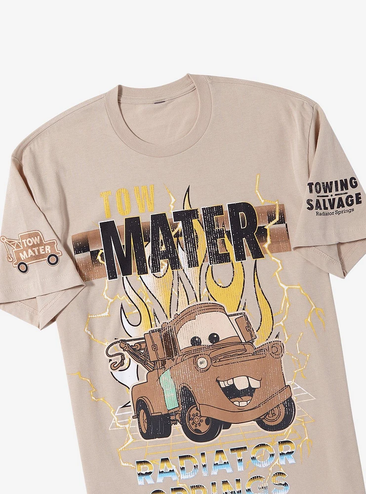 Disney Pixar Cars Tow Mater Racing Boyfriend Fit Girls T-Shirt