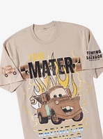 Disney Pixar Cars Tow Mater Racing Boyfriend Fit Girls T-Shirt