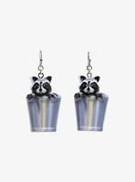 Thorn & Fable Raccoon Trash Earrings