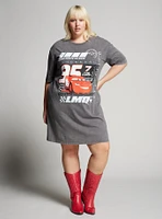 Disney Pixar Cars Lightning McQueen Plus T-Shirt Dress — BoxLunch Exclusive