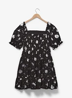 Her Universe Star Wars Silver Icons Allover Print Plus Smock Dress - BoxLunch Exclusive