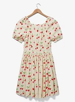 Disney Mickey & Minnie Cherry Allover Print Dress — BoxLunch Exclusive