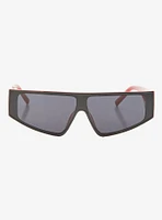 Black & Red Sporty Sunglasses