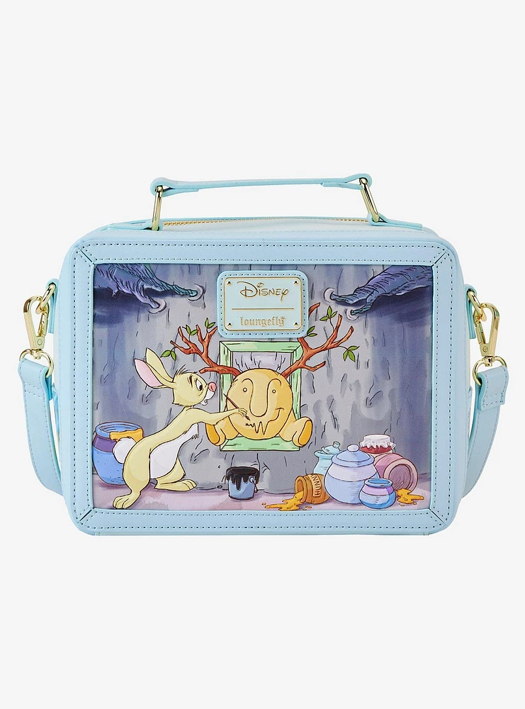 Loungefly Disney Winnie The Pooh And Friends Fall Season Lunch Box Crossbody Bag