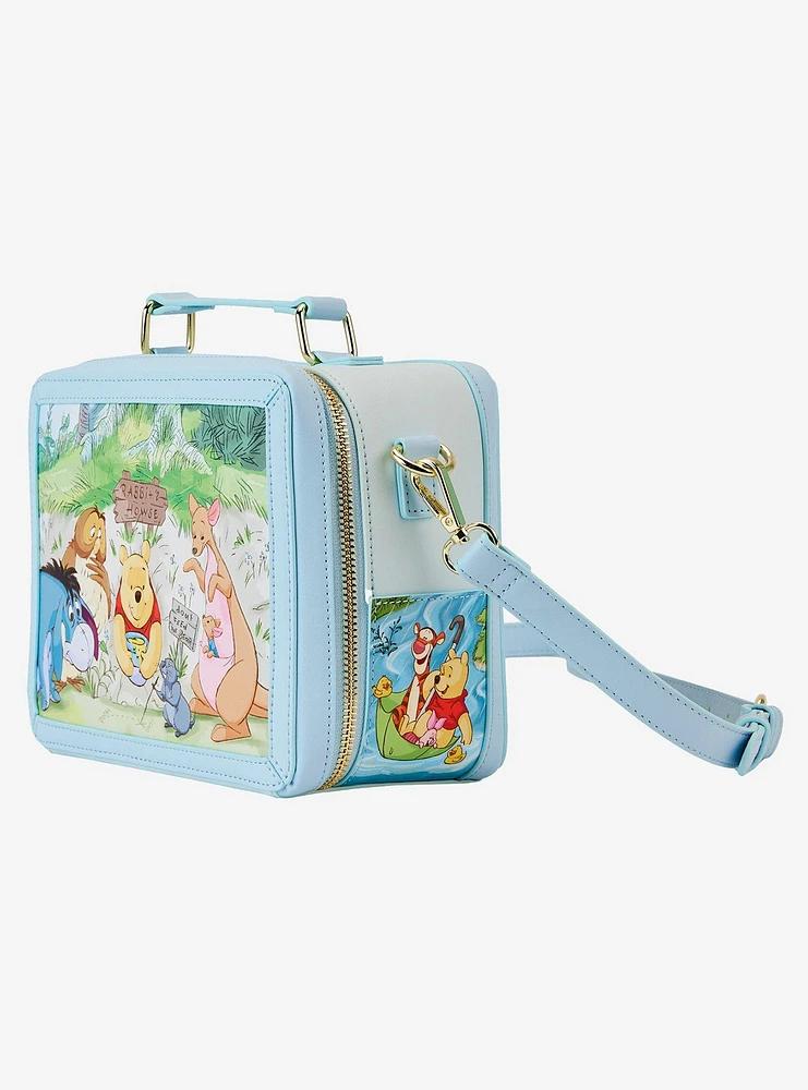 Loungefly Disney Winnie The Pooh And Friends Fall Season Lunch Box Crossbody Bag