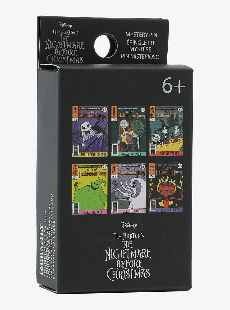 Loungefly The Nightmare Before Christmas Comic Book Cover Blind Box Enamel Pin