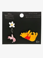 Loungefly Disney Winnie The Pooh Duo Flower Enamel Pin Set