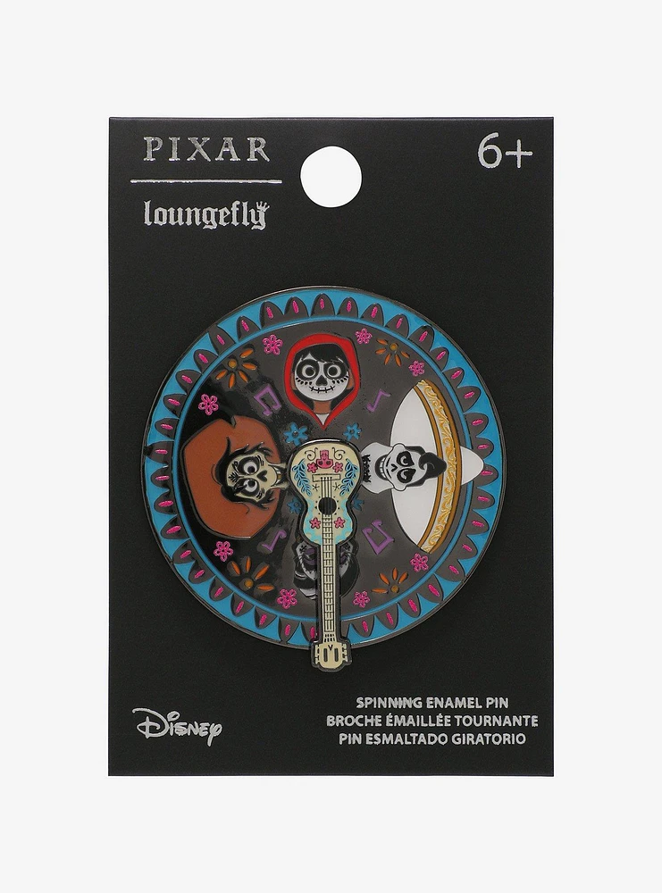 Loungefly Disney Pixar Coco Spinning Enamel Pin