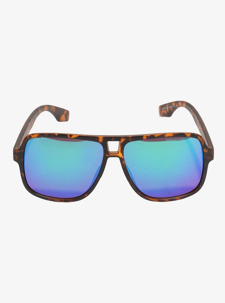 Tortoiseshell Aviator Sunglasses