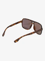 Tortoiseshell Aviator Sunglasses