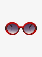 Red Round Sunglasses