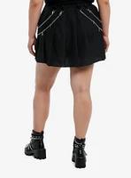 Star Chain Hardware Pleated Skirt Plus