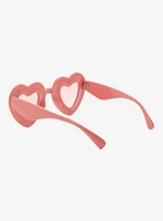 Pink Heart Sunglasses