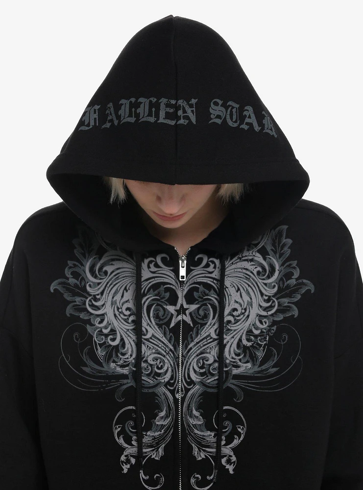 Social Collision Fallen Star Girls Hoodie