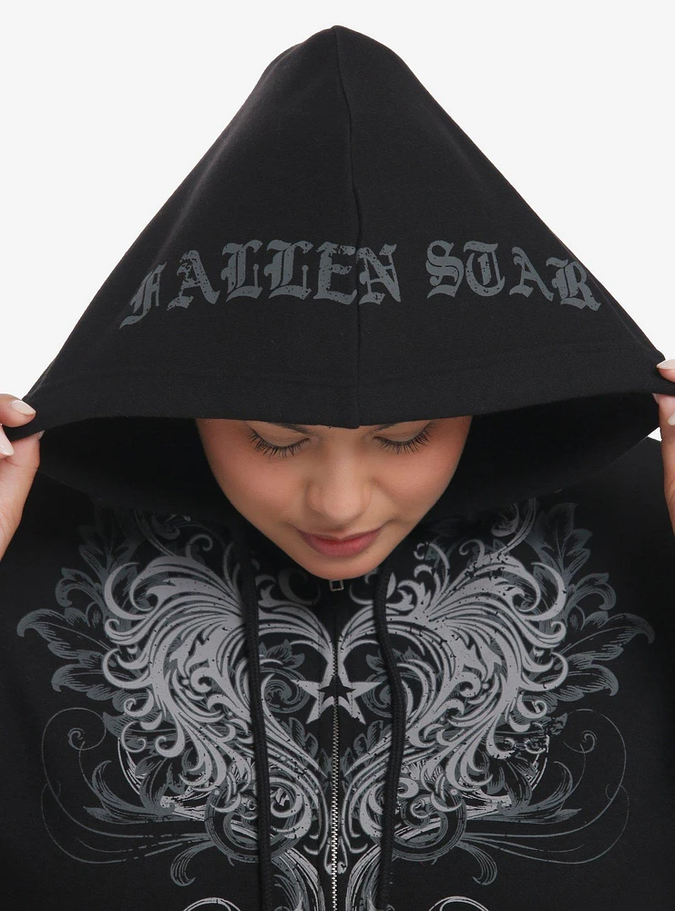 Social Collision Fallen Star Girls Hoodie Plus