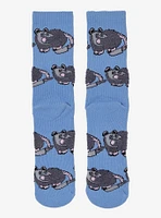 Possum With Knife Crew Socks