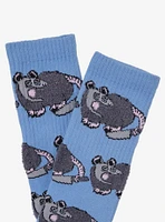 Possum With Knife Crew Socks