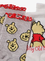 Disney Winnie The Pooh Crew Socks 2 Pair