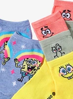 SpongeBob SquarePants Rainbow Trio Crew Socks 2 Pair