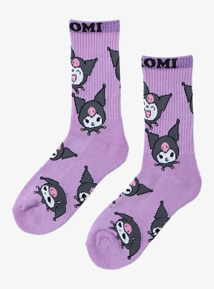 Kuromi Faces Crew Socks