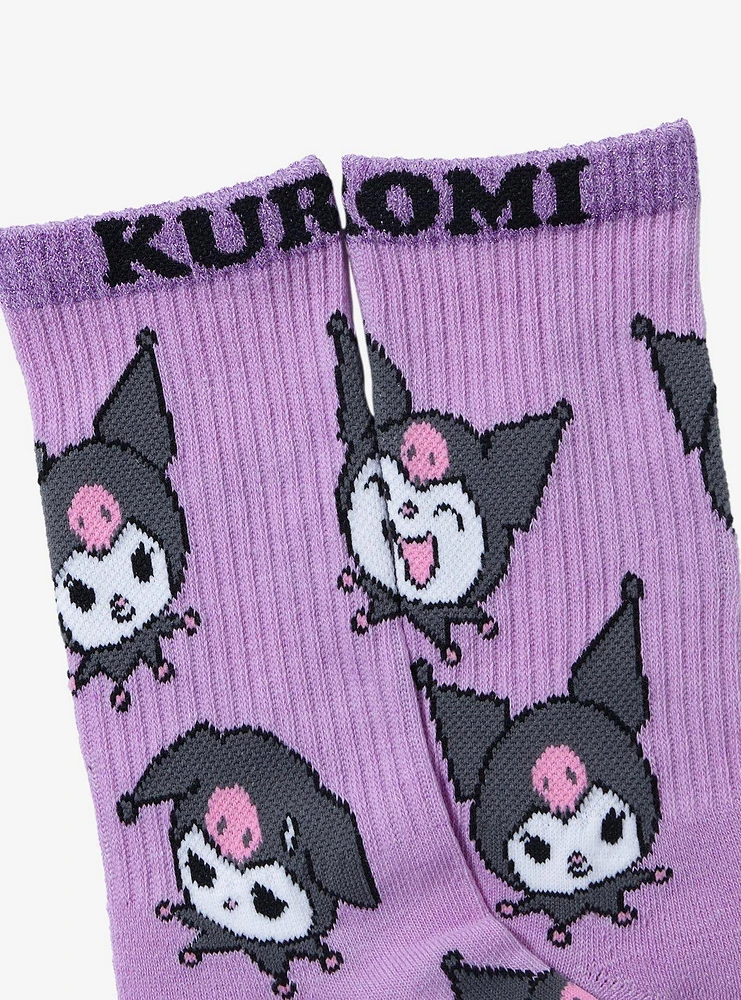 Kuromi Faces Crew Socks