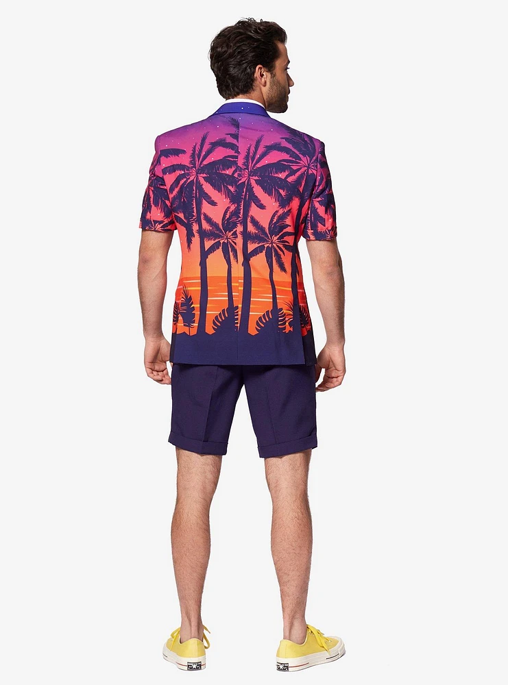 Suave Sunset Summer Short Suit