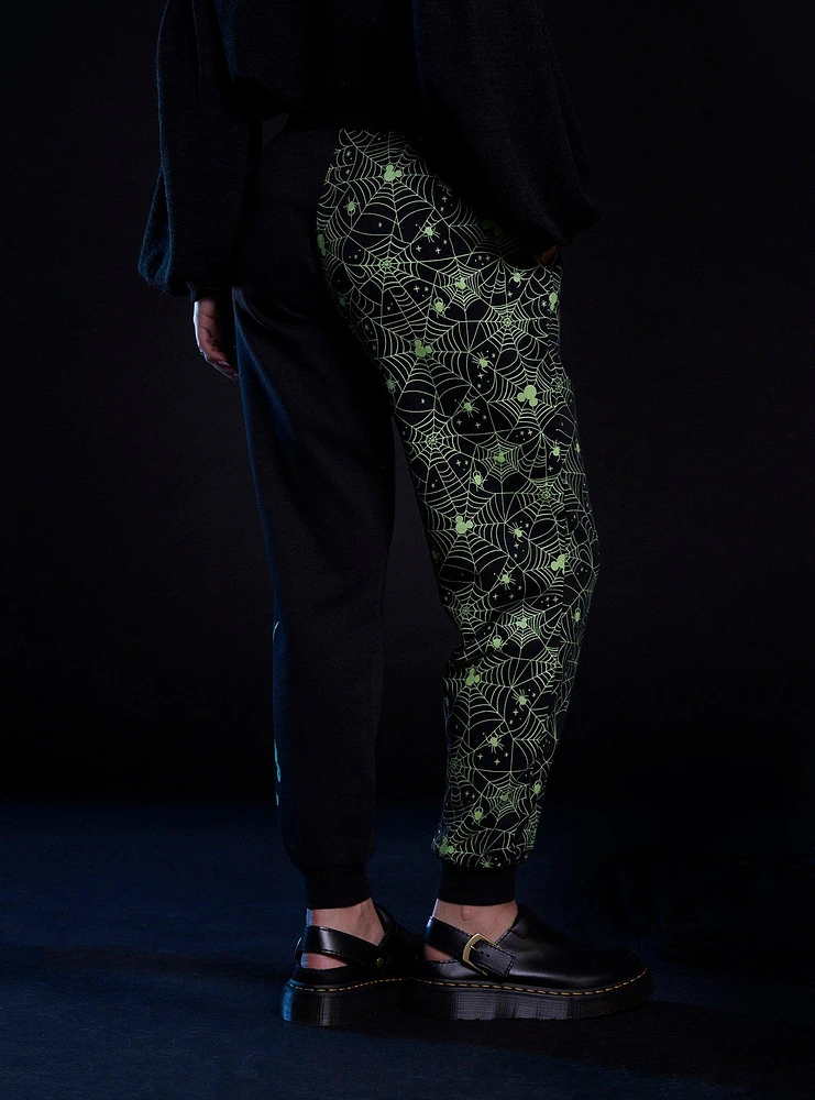 Her Universe Disney Halloween Split Glow-In-The-Dark Girls Jogger Sweatpants