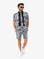 Zazzy Zebra Summer Short Suit