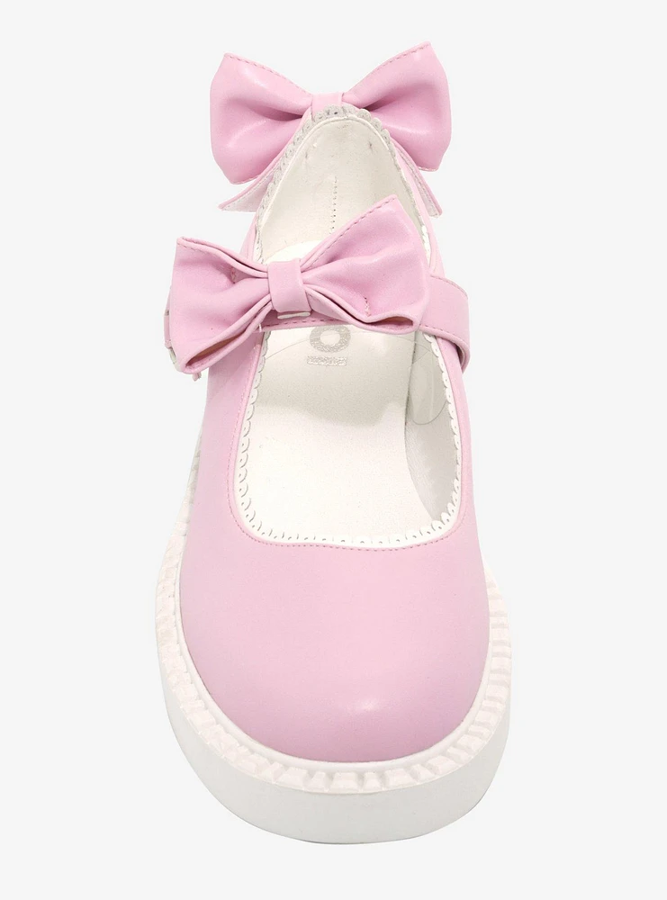 Koi Pink Fairy Bow Mary Janes