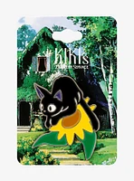 Studio Ghibli Kiki's Delivery Service Jiji Sunflower Enamel Pin - BoxLunch Exclusive