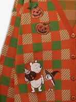 Disney Winnie the Pooh Plaid Pumpkins Women's Plus Cardigan - BoxLunch Exclusive