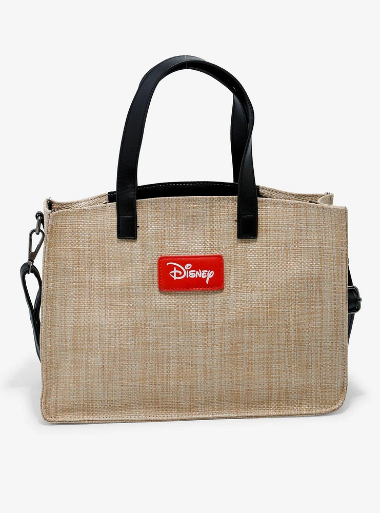 Disney Minnie Mouse Burlap Tote Bag