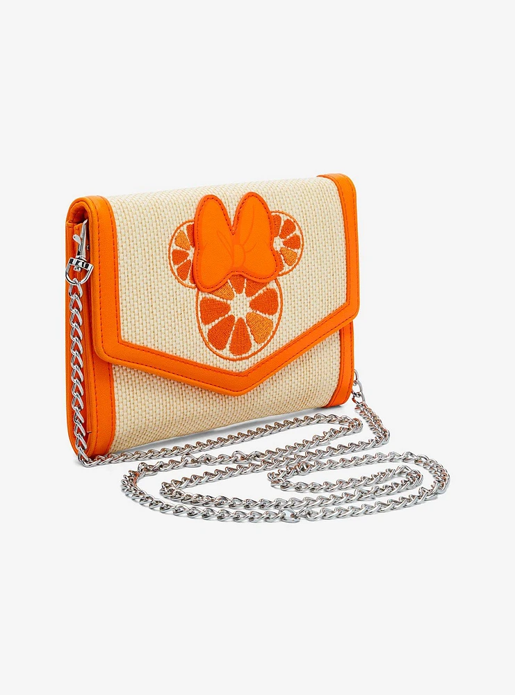 Disney Minnie Mouse Citrus Woven Crossbody Bag