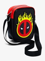 Marvel Deadpool Flames Athletic Crossbody Bag