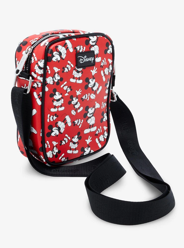 Disney Mickey Mouse Red Athletic Crossbody Bag