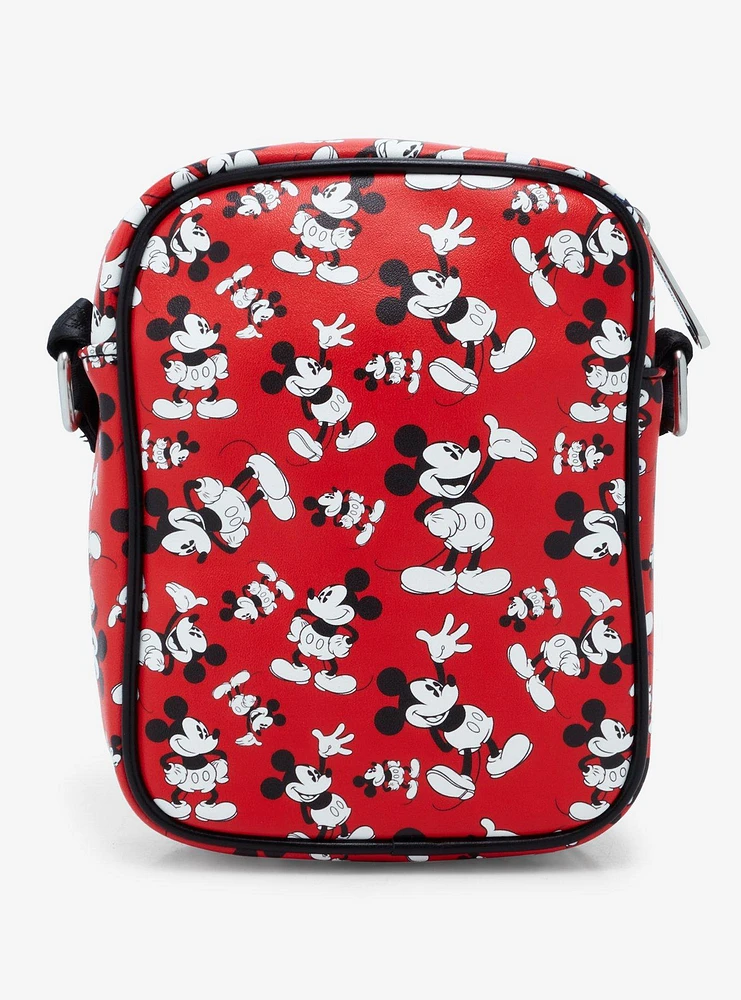 Disney Mickey Mouse Red Athletic Crossbody Bag