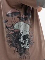 Thorn & Fable Skull Mushroom Oversized T-Shirt