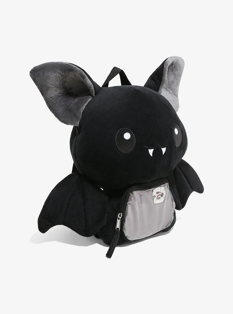 Vampire Bat Plush Pin Collector Mini Backpack