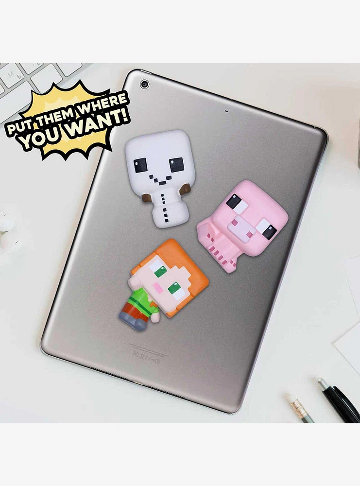 Minecraft Characters SquishMe Blind Bag Sticker 2 Pack