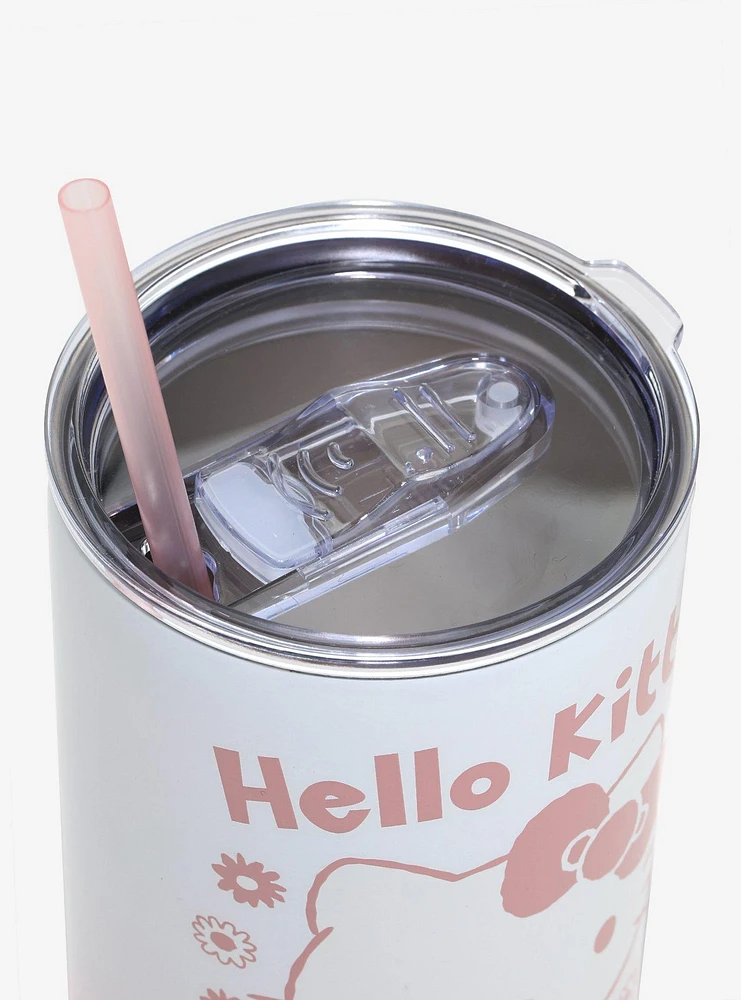 Hello Kitty Flowers Ombre Stainless Steel Travel Mug