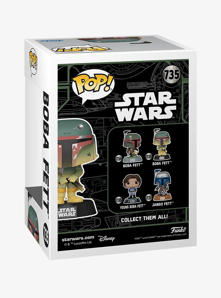 Funko Star Wars Pop! Boba Fett Glow-In-The-Dark Vinyl Bobble-Head Figure